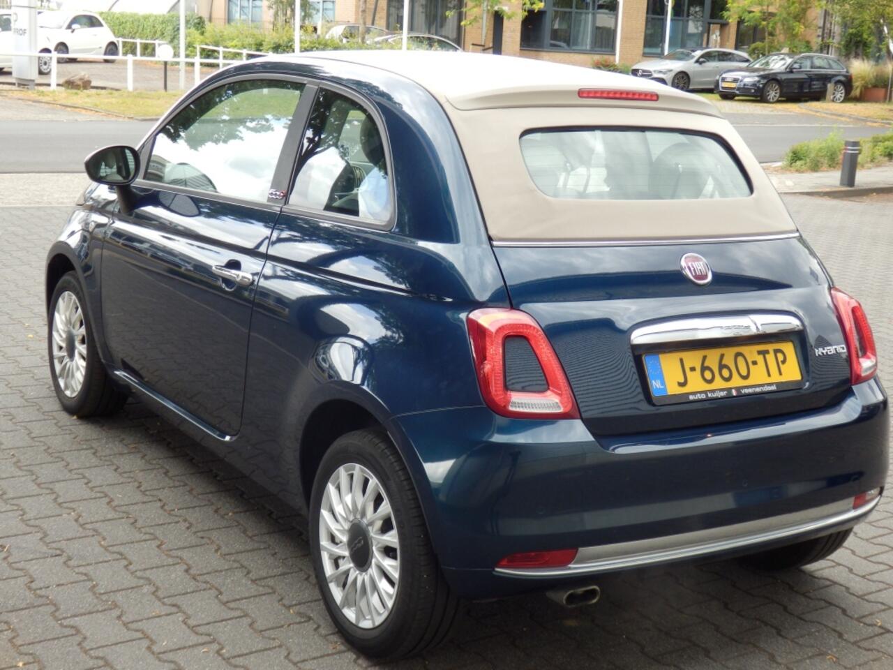 Fiat 500C 70pk Hybride | Lounge | Apple Carpl. / Andr. Auto | Cruise ctrl