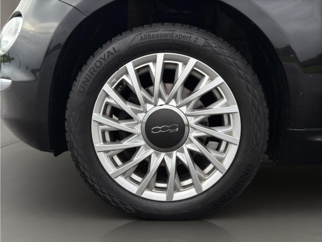 Fiat 500C 1.2 Lounge 2020 ZWART | Cabriolet | Apple CarPlay