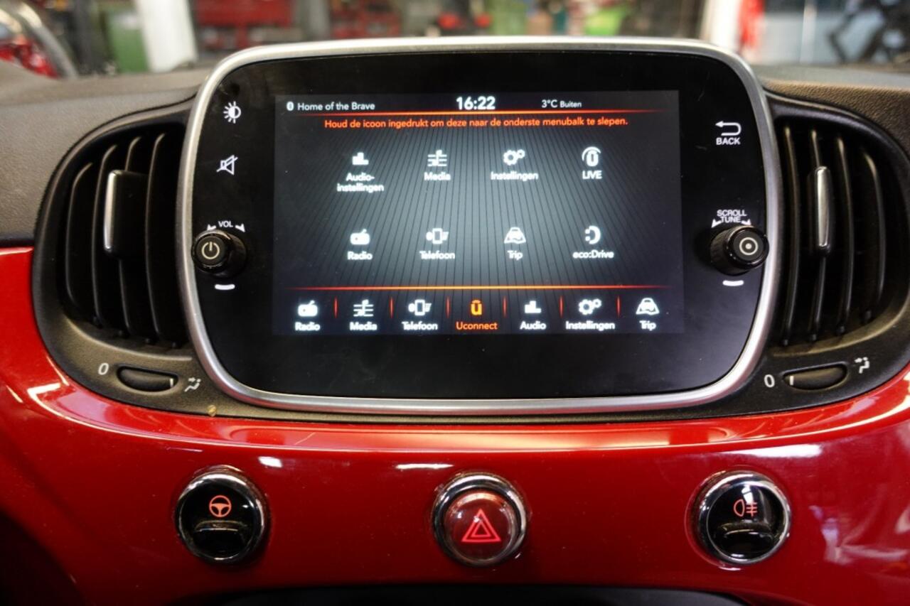 Fiat 500C 1.0 Black en Red Edition Hybride