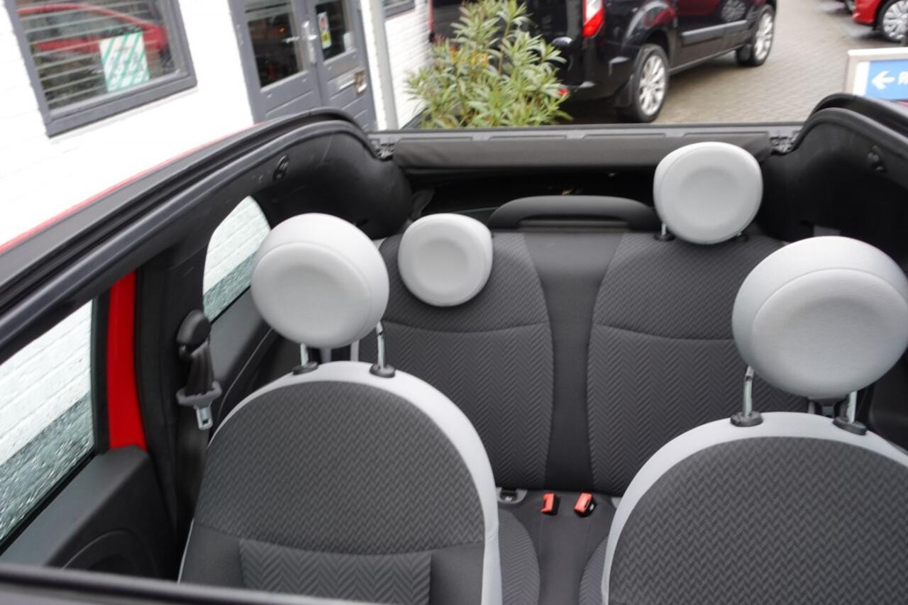 Fiat 500C 1.0 Black en Red Edition Hybride