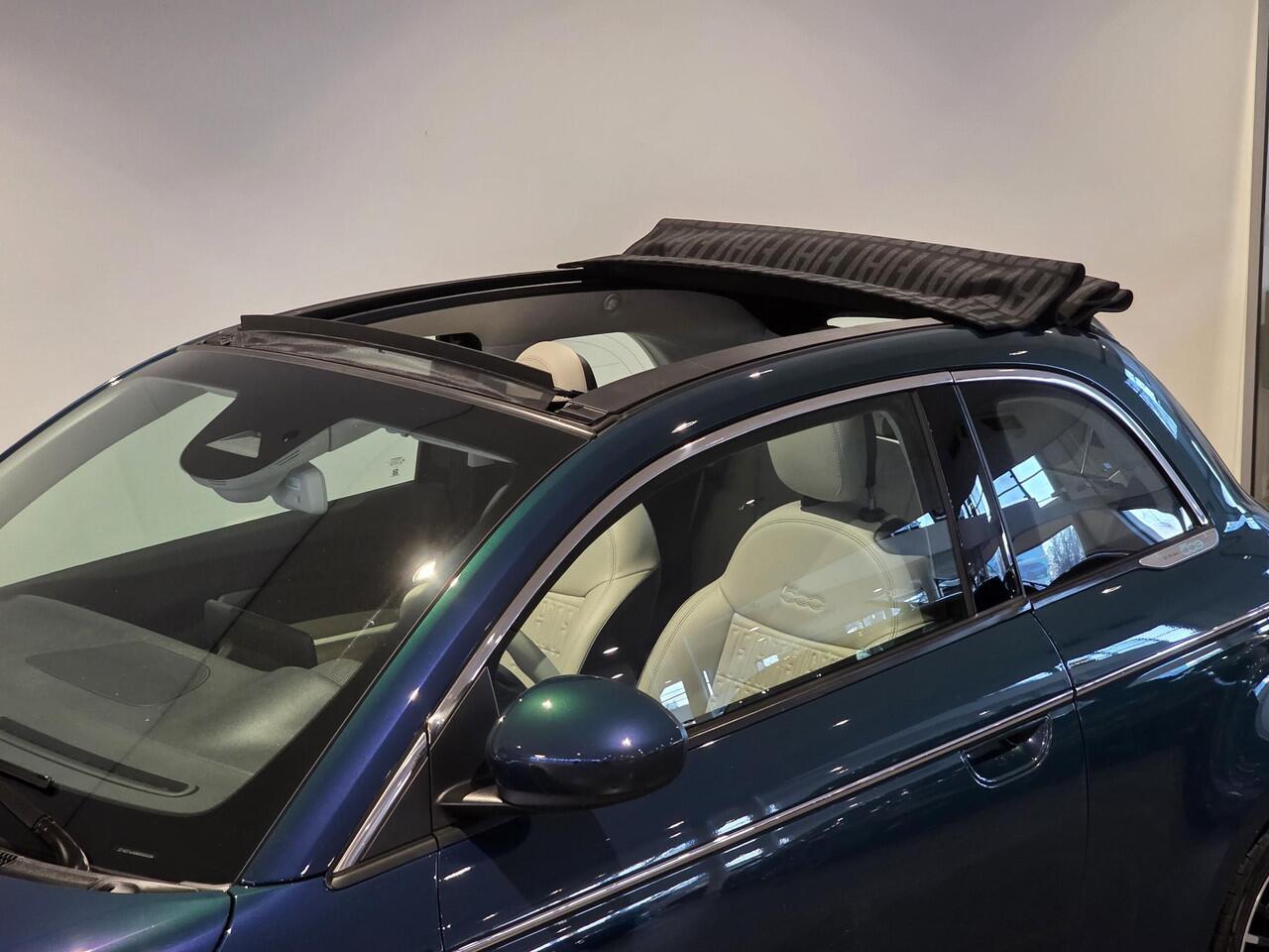 Fiat 500C La Prima 42kWh 118pk | LEDER | CAMERA | KEYLESS | APPLE CARPLAY / ANDROID AUTO | OPEN DAK | SCHUIF/KANTELDAK | CABRIO |