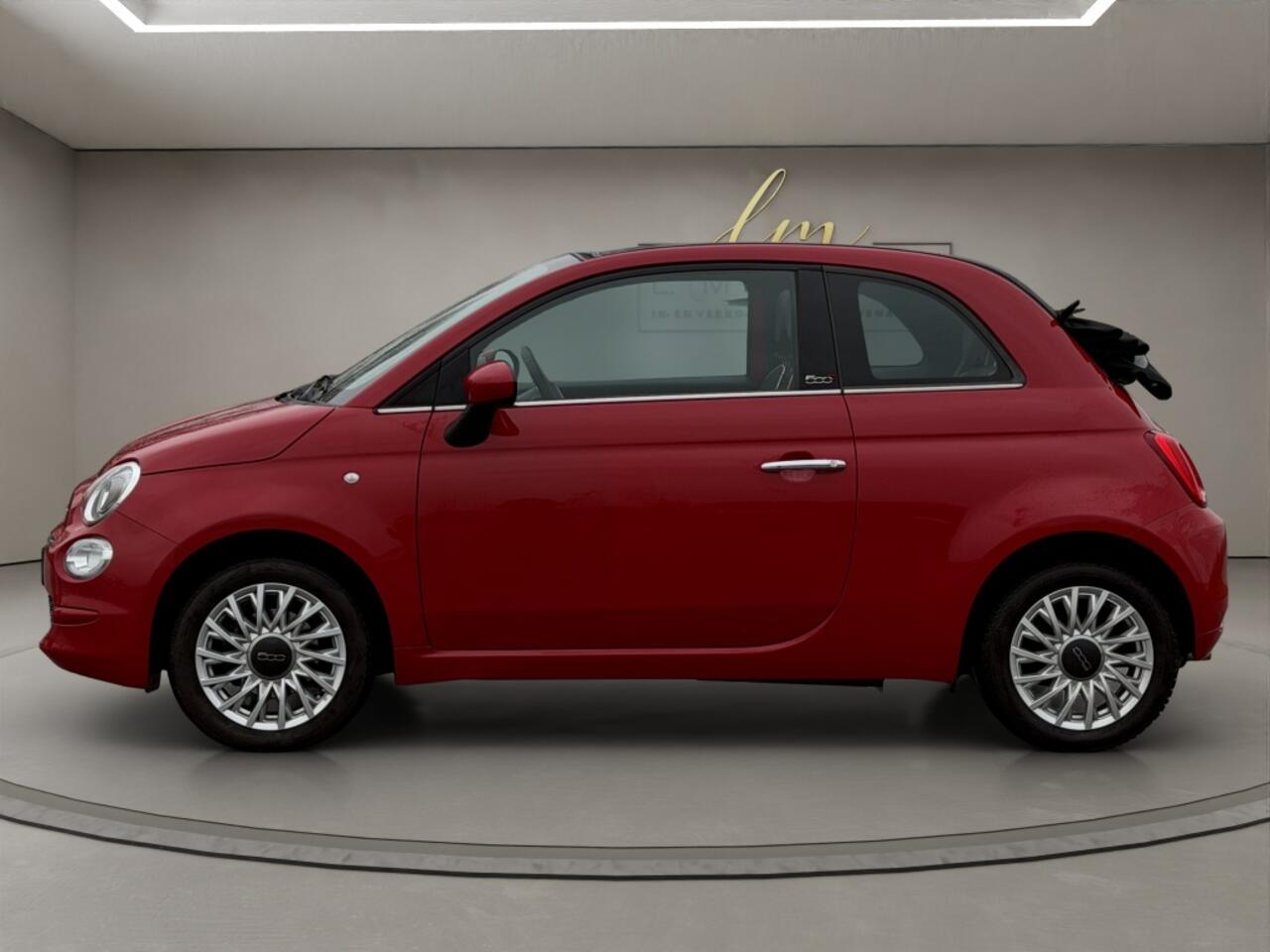 Fiat 500C 1.2 Lounge 2020 ROOD | Cabriolet | Apple CarPlay