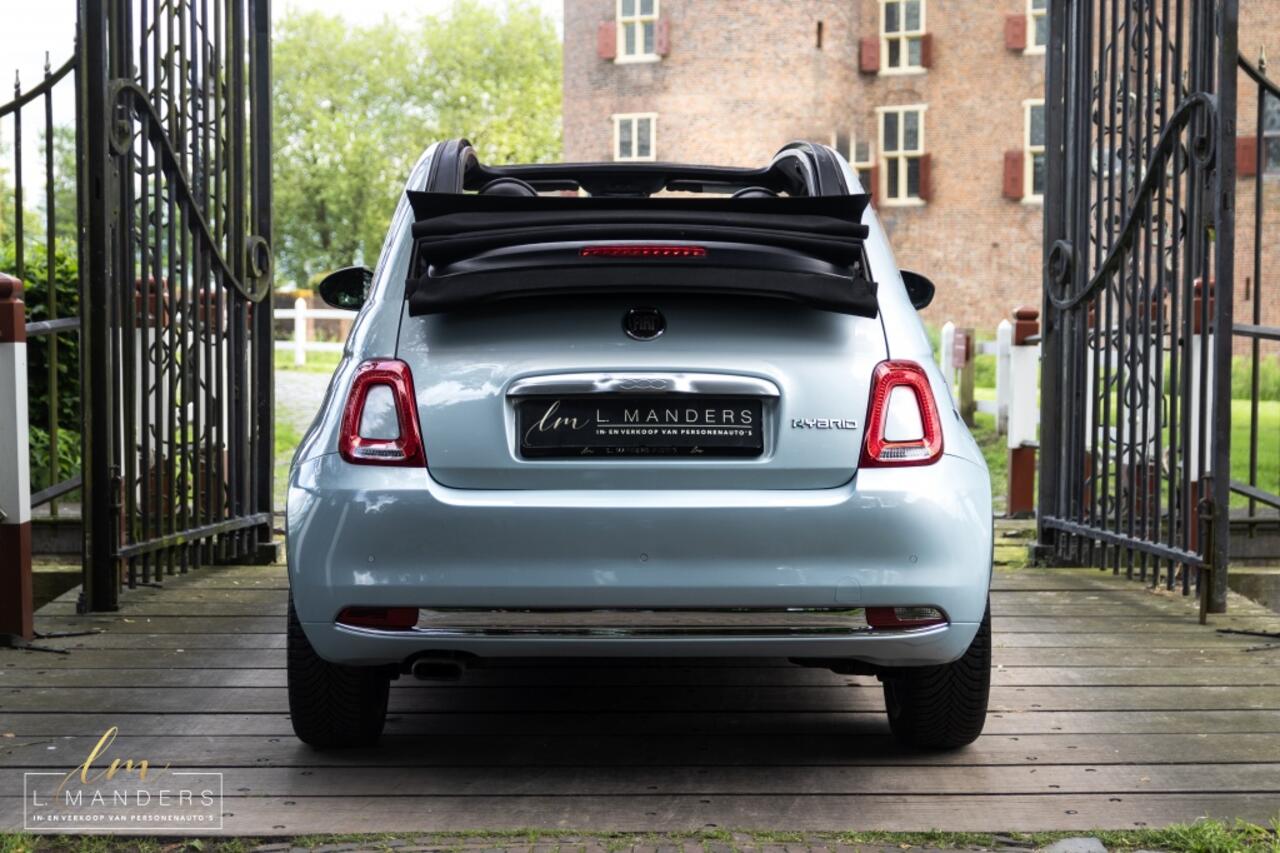 Fiat 500C 1.0 Hybrid Launch Edition 2020 BLAUW | Cabrio | Display | PDC