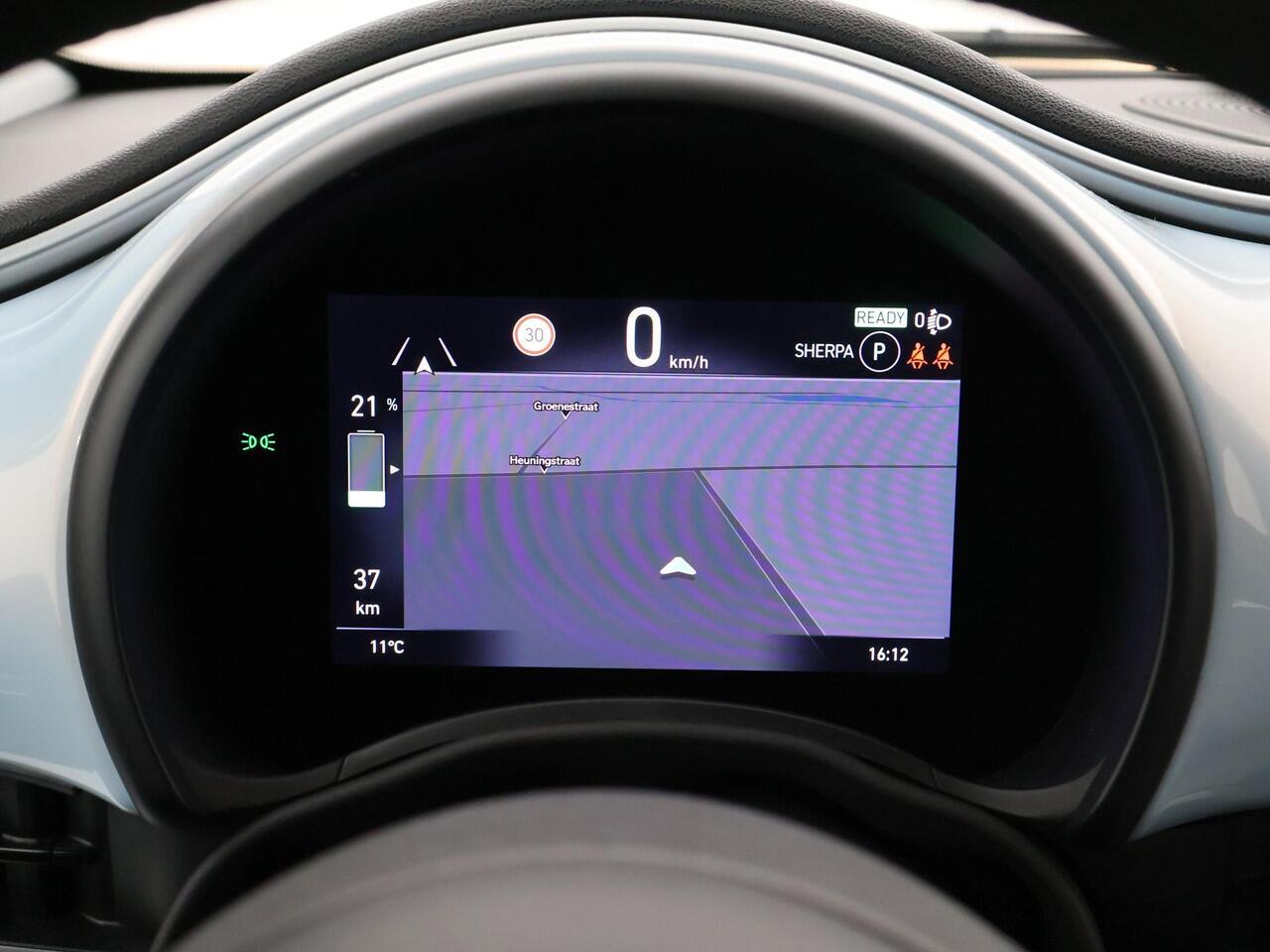 Fiat 500C 42 kWh Aut. *CELESTIAL BLUE* + STOELVERW. | CAMERA | 17 INCH | APPLE CARPLAY