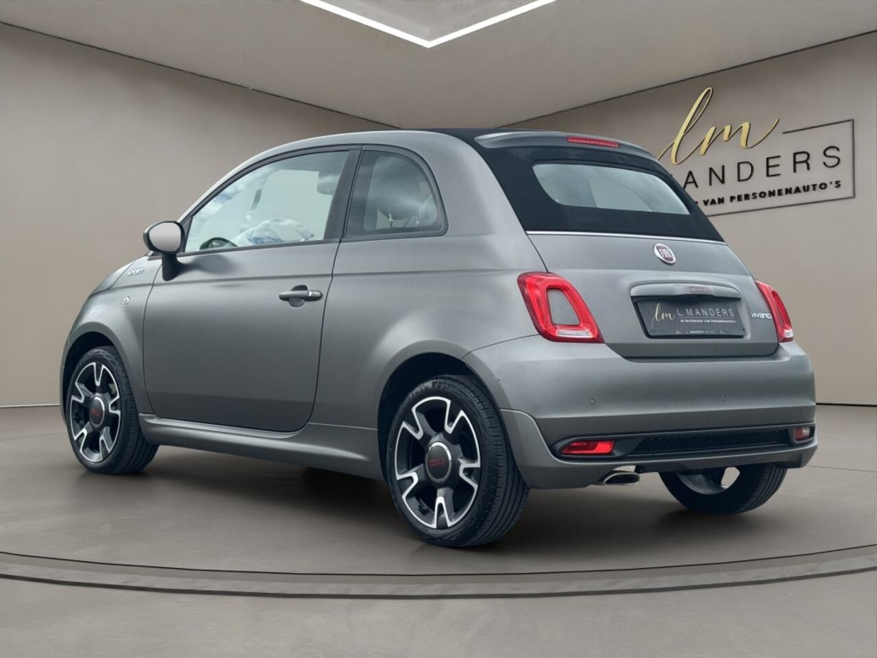 Fiat 500C 1.0 Hybrid Sport 2021 MAT GRIJS | Cabriolet | Leder | Grigio Opa