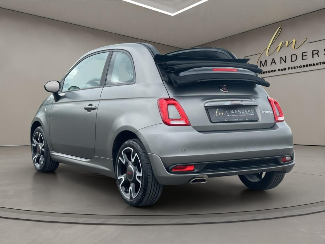 Fiat 500C 1.0 Hybrid Sport 2021 MAT GRIJS | Cabriolet | Leder | Grigio Opa