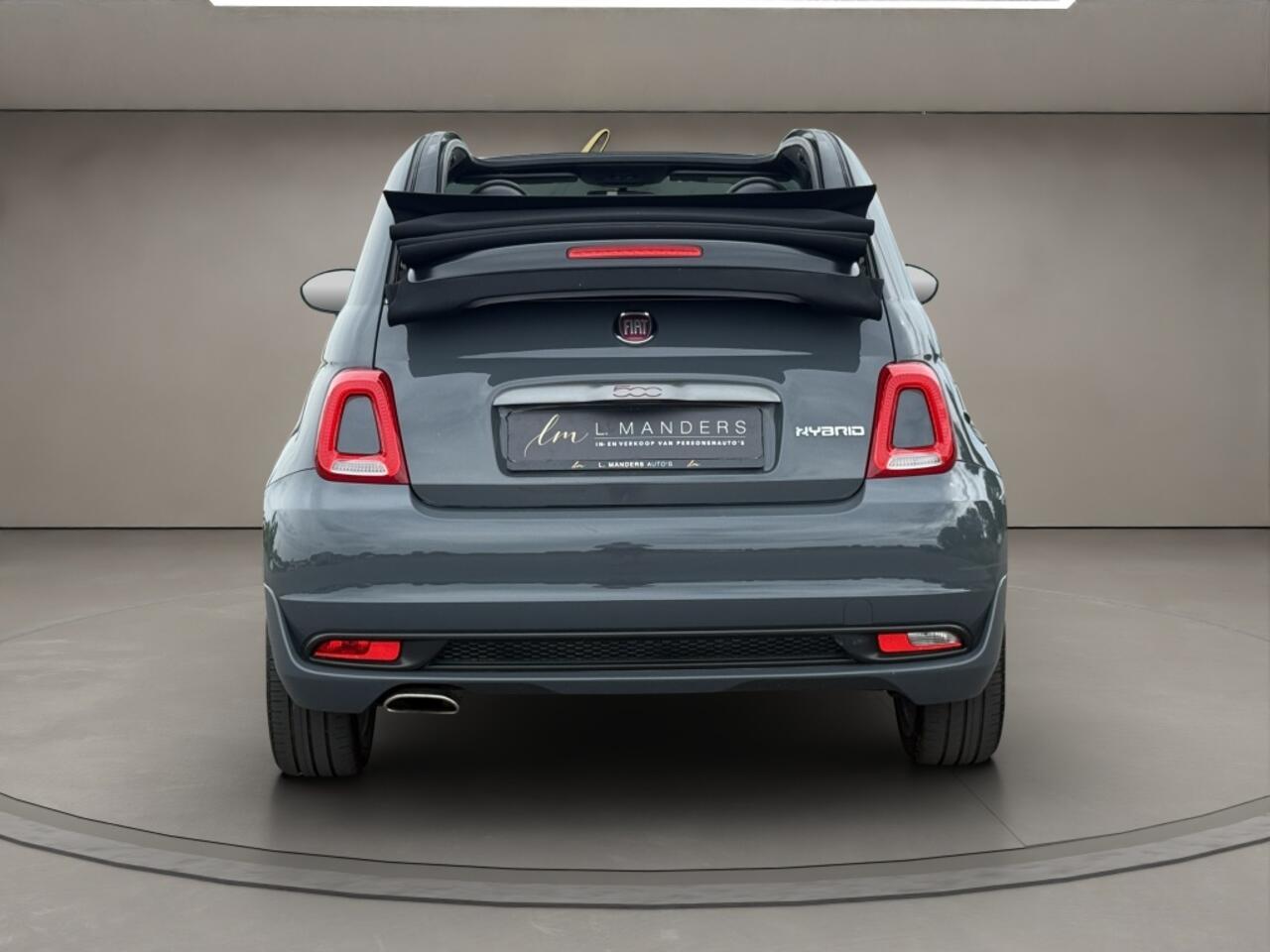 Fiat 500C 1.0 Hybrid Sport 2021 GRIJS | Cabriolet | Leder | Airco