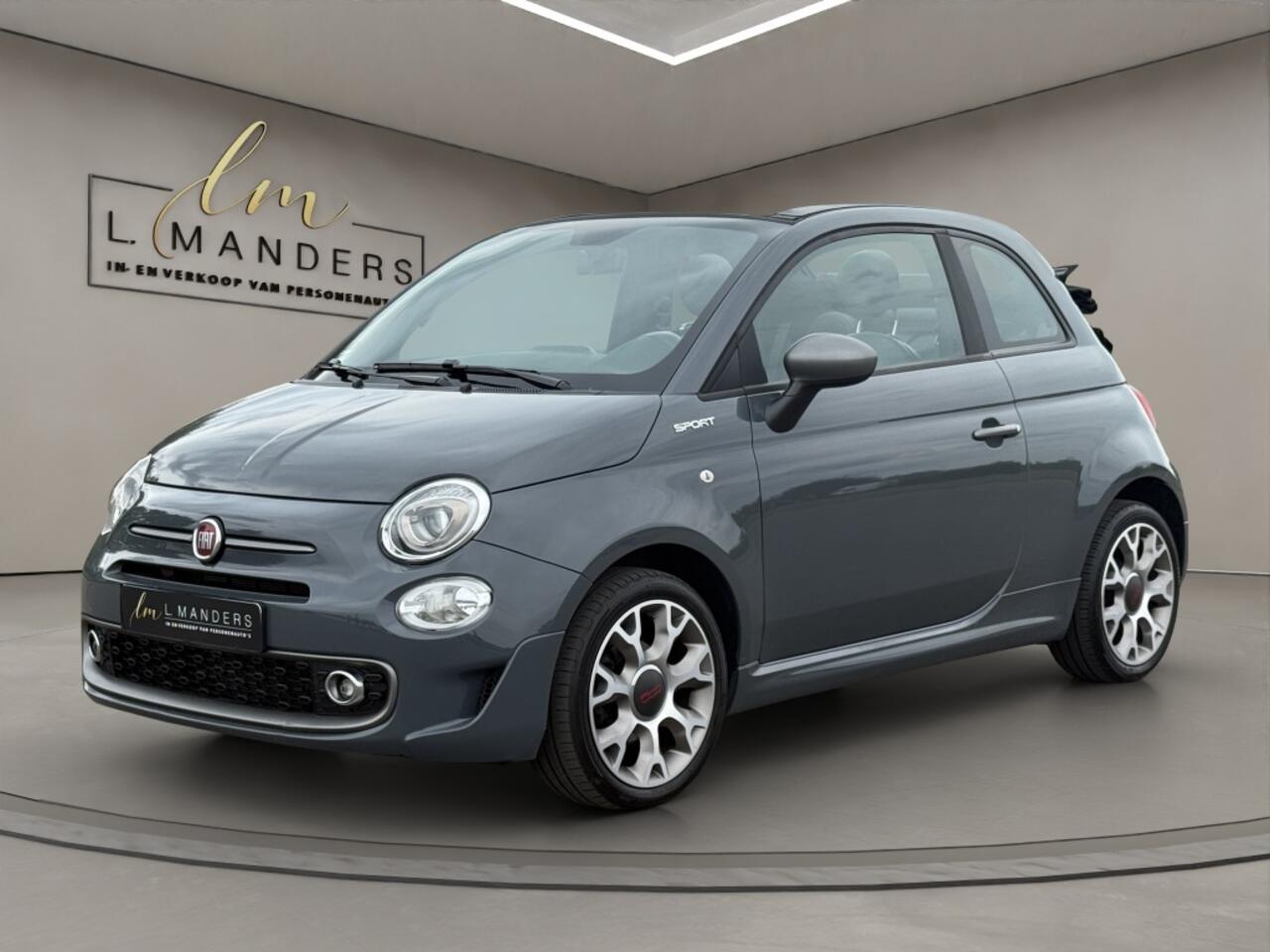 Fiat 500C 1.0 Hybrid Sport 2021 GRIJS | Cabriolet | Leder | Airco