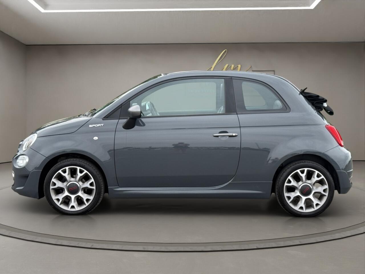 Fiat 500C 1.0 Hybrid Sport 2021 GRIJS | Cabriolet | Leder | Airco