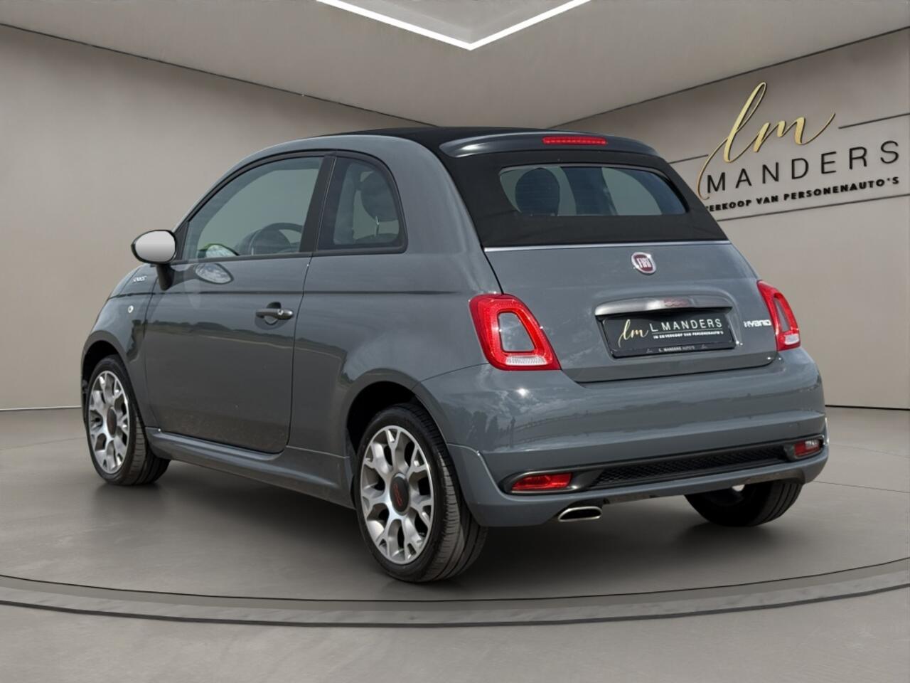 Fiat 500C 1.0 Hybrid Sport 2021 GRIJS | Cabriolet | Leder | Airco