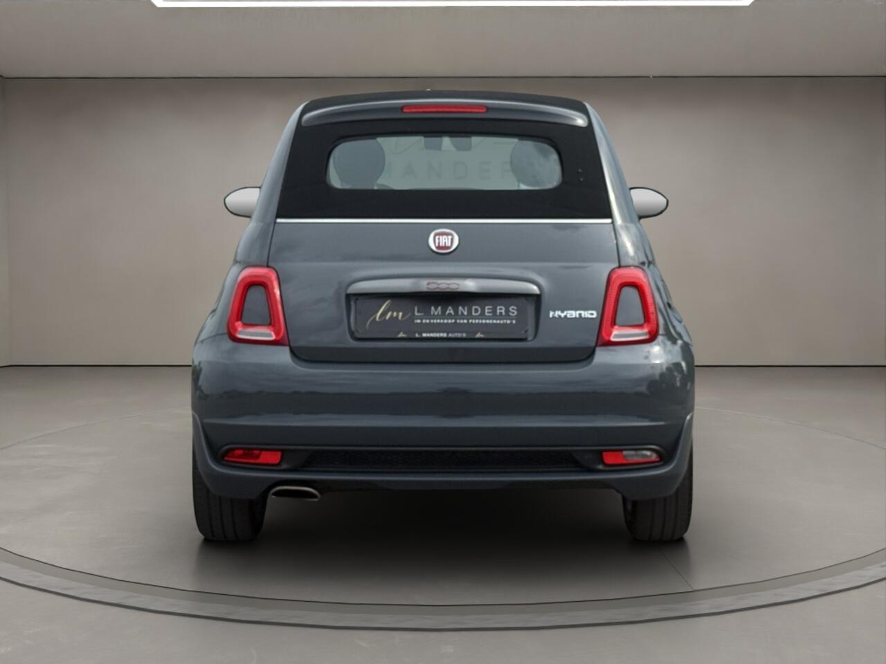 Fiat 500C 1.0 Hybrid Sport 2021 GRIJS | Cabriolet | Leder | Airco