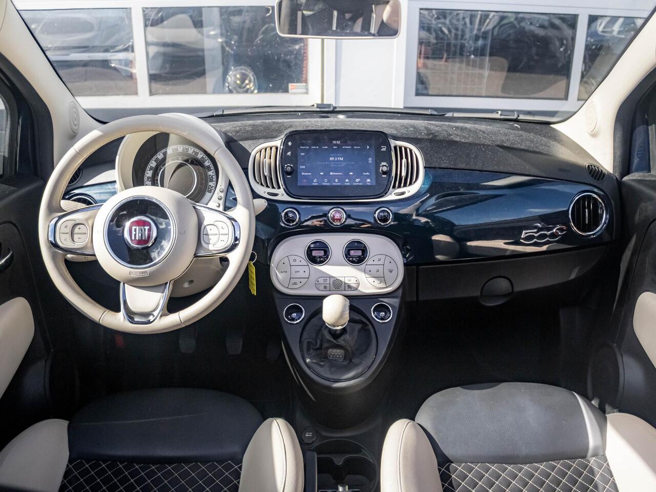 Fiat 500C Hybrid Dolcevita | Pack Style | Pack Comfort | Pack Tech+ | 16" | Ambiance Ivoor