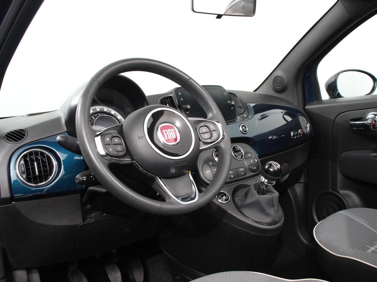 Fiat 500C 1.0 Hybrid Lounge Plus | Navigatie | Cruise Control | Parkeer Sensoren | Climate Control | DAB | Lichtmetalen Velgen