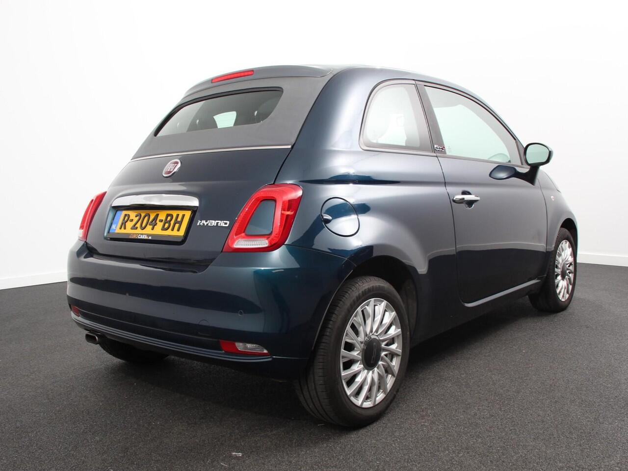 Fiat 500C 1.0 Hybrid Lounge Plus | Navigatie | Cruise Control | Parkeer Sensoren | Climate Control | DAB | Lichtmetalen Velgen