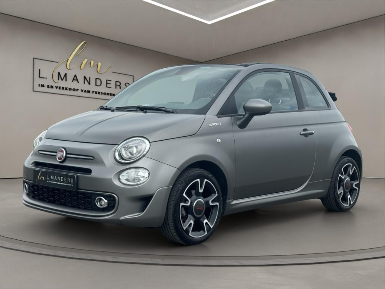Fiat 500C 1.0 Hybrid Sport 2021 MAT GRIJS | Cabriolet | Leder | Grigio Opa