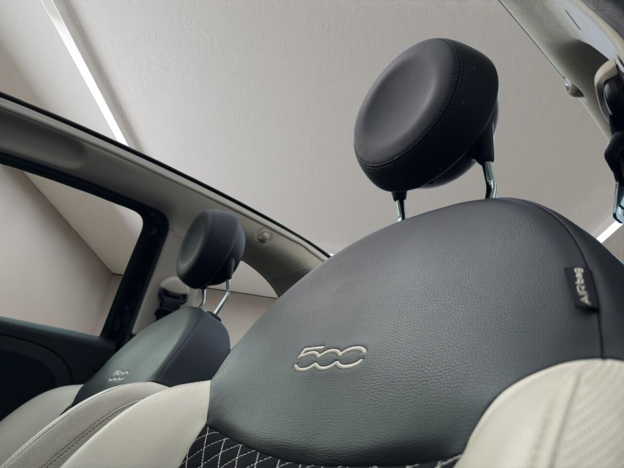 Fiat 500C 1.0 Hybrid Dolcevita 2021 ZWART | Cabrio | Apple CarPlay