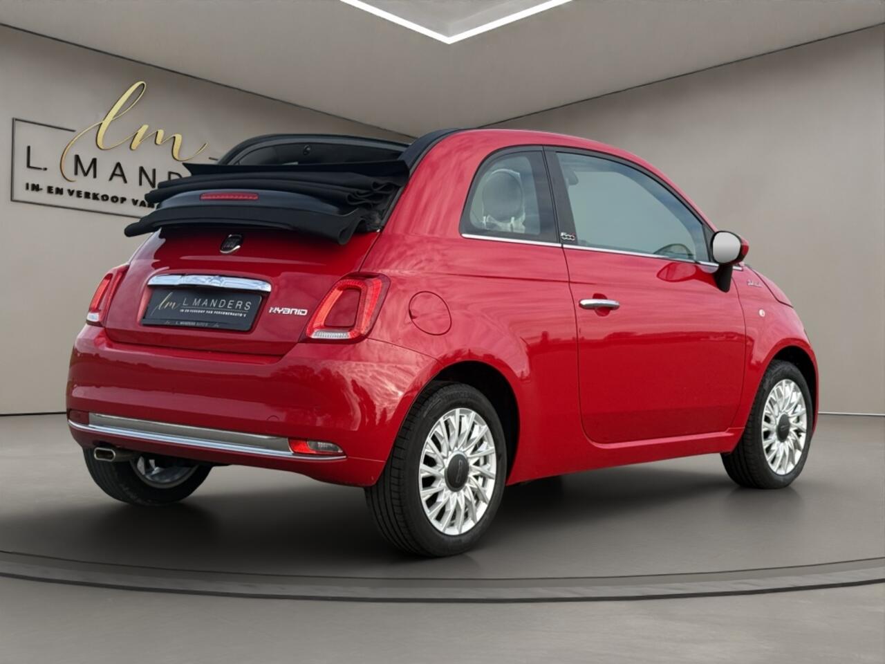 Fiat 500C 1.0 Hybrid Dolcevita 2021 ROOD | Cruise Control | Apple CarPlay