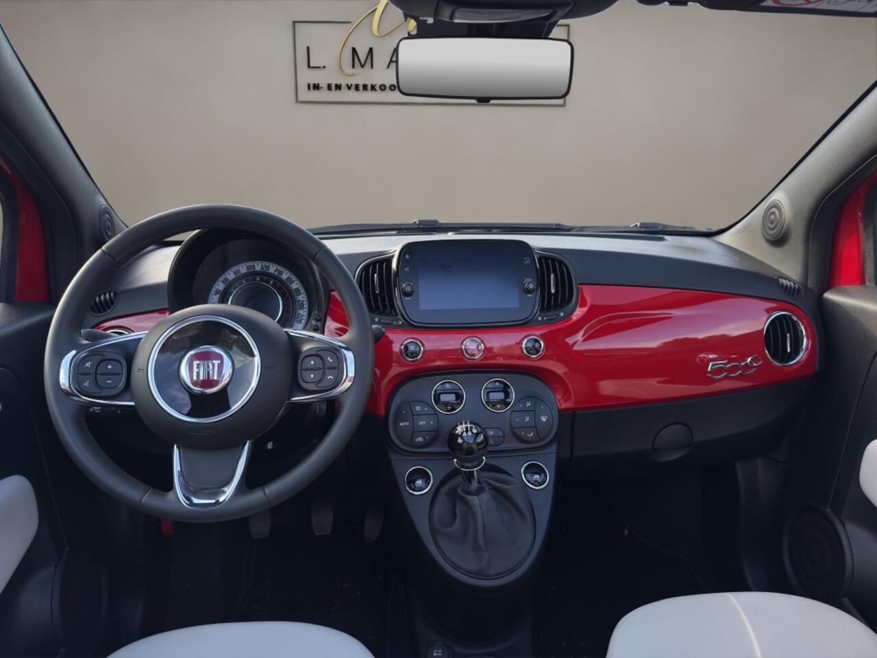 Fiat 500C 1.0 Hybrid Dolcevita 2021 ROOD | Cruise Control | Apple CarPlay