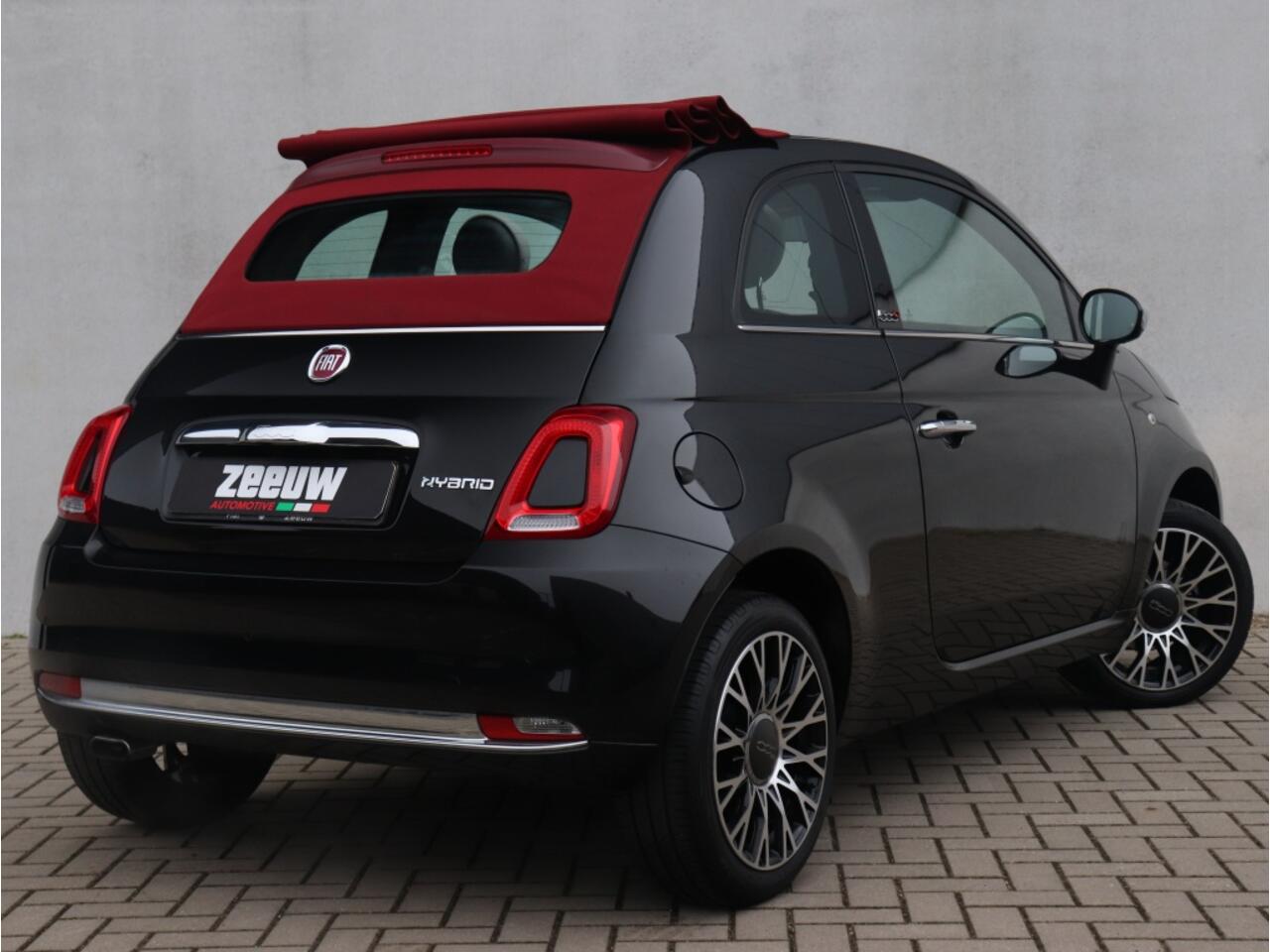 Fiat 500C 1.0 Hybrid 70 PK Star | Carplay | Clima | Chrome | Cruise | 16"