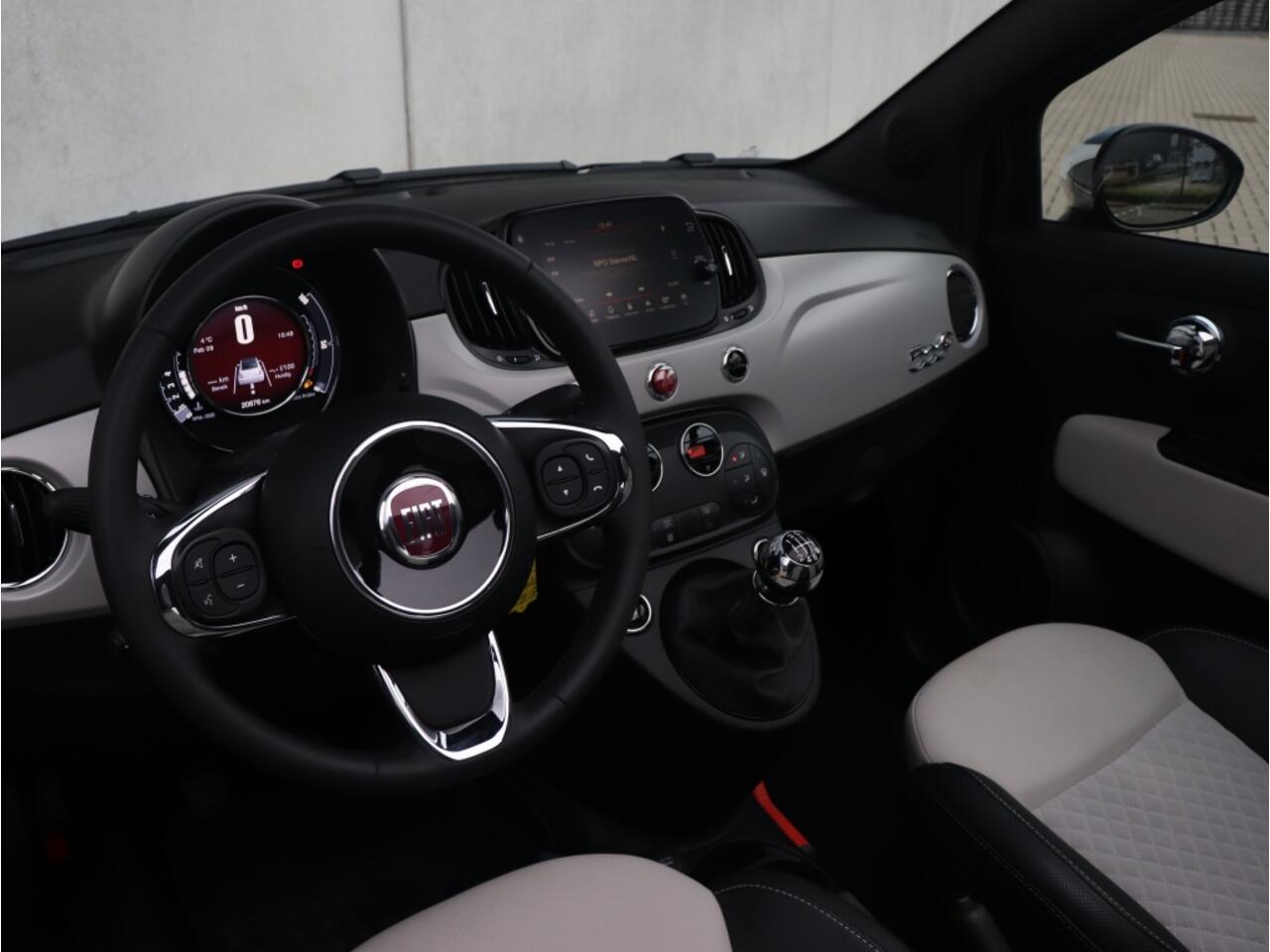 Fiat 500C 1.0 Hybrid 70 PK Star | Carplay | Clima | Chrome | Cruise | 16"