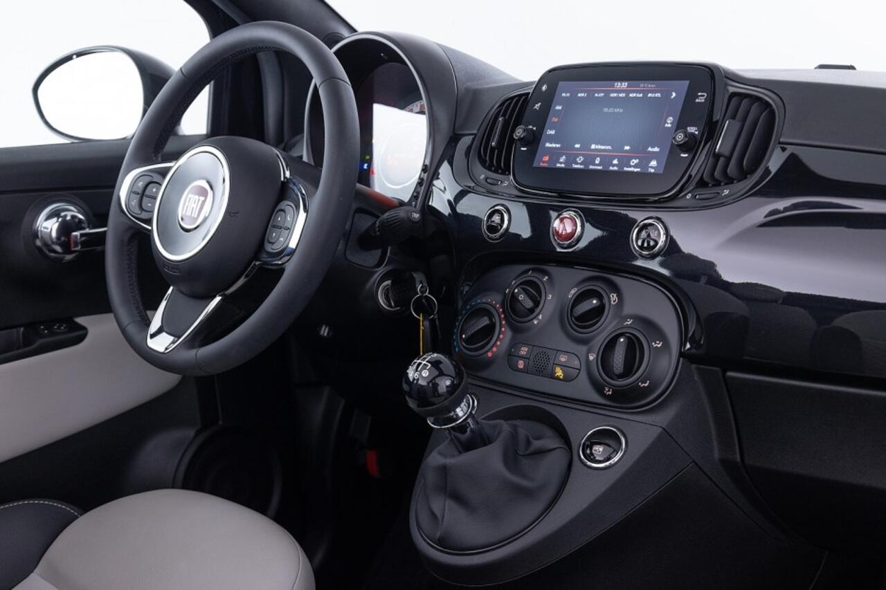 Fiat 500C 1.0 Hybrid Dolcevita | Half LEDER | AIRCO | VELGEN | Mistlampen