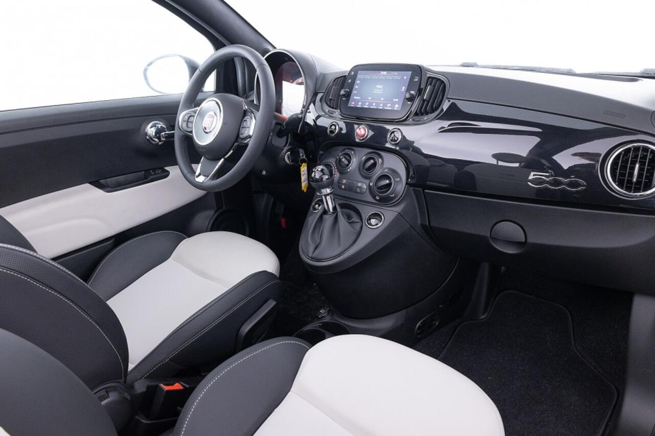 Fiat 500C 1.0 Hybrid Dolcevita | Half LEDER | AIRCO | VELGEN | Mistlampen