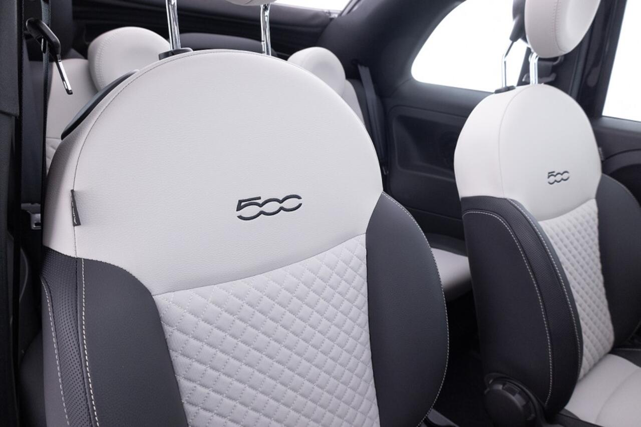 Fiat 500C 1.0 Hybrid Dolcevita | Half LEDER | AIRCO | VELGEN | Mistlampen