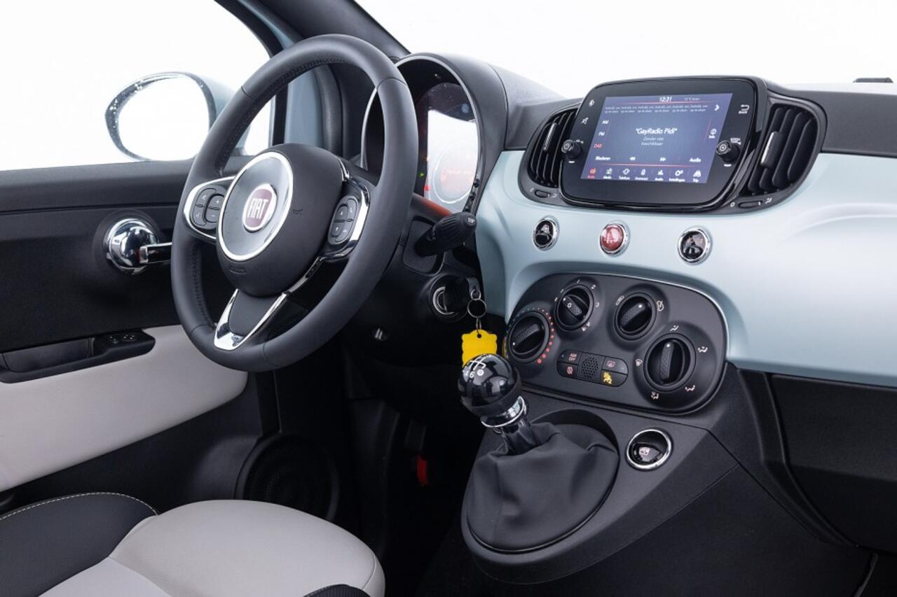 Fiat 500C 1.0 Hybrid Dolcevita | Half LEDER | AIRCO | VELGEN | Mistlampen