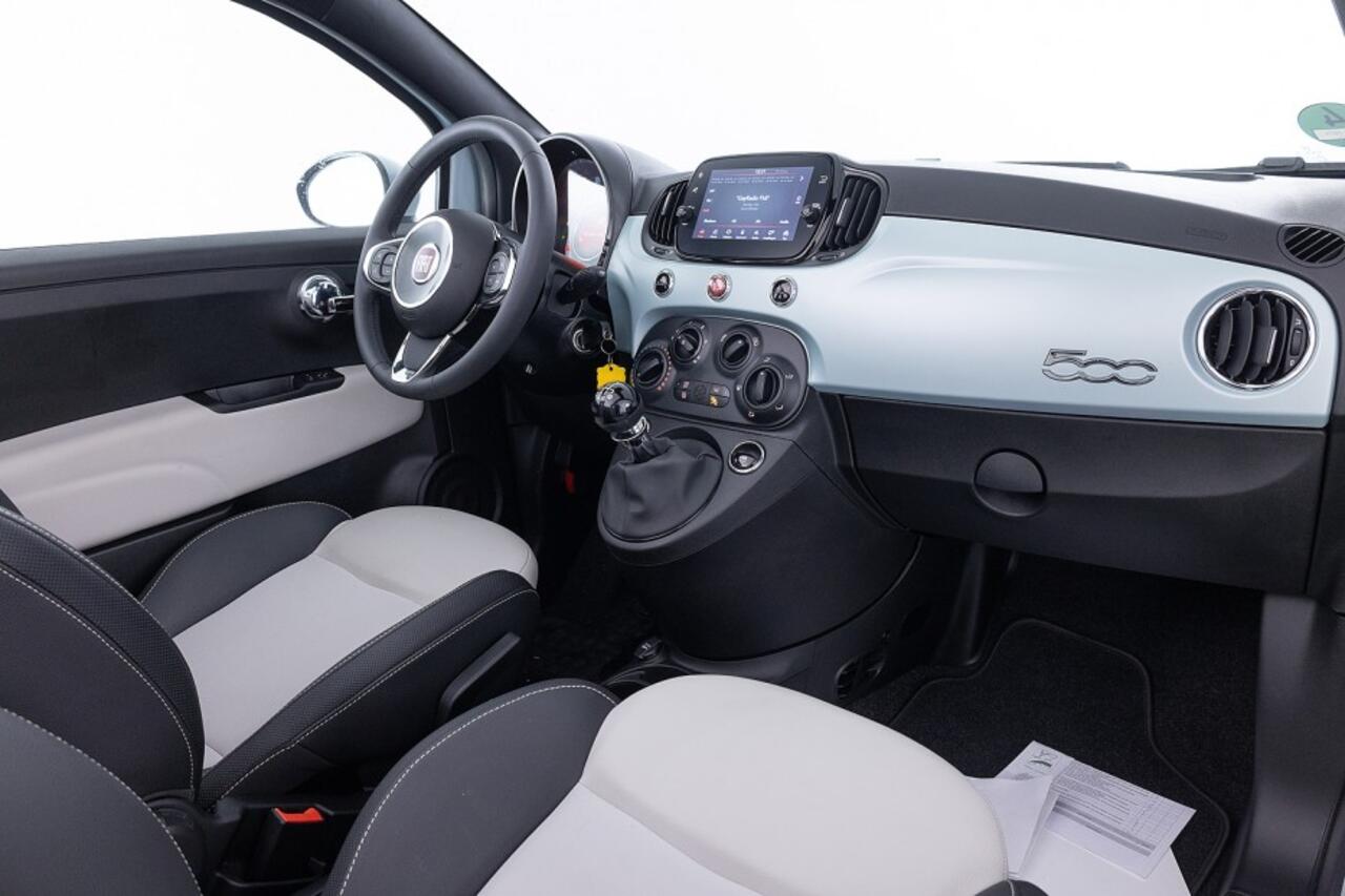 Fiat 500C 1.0 Hybrid Dolcevita | Half LEDER | AIRCO | VELGEN | Mistlampen