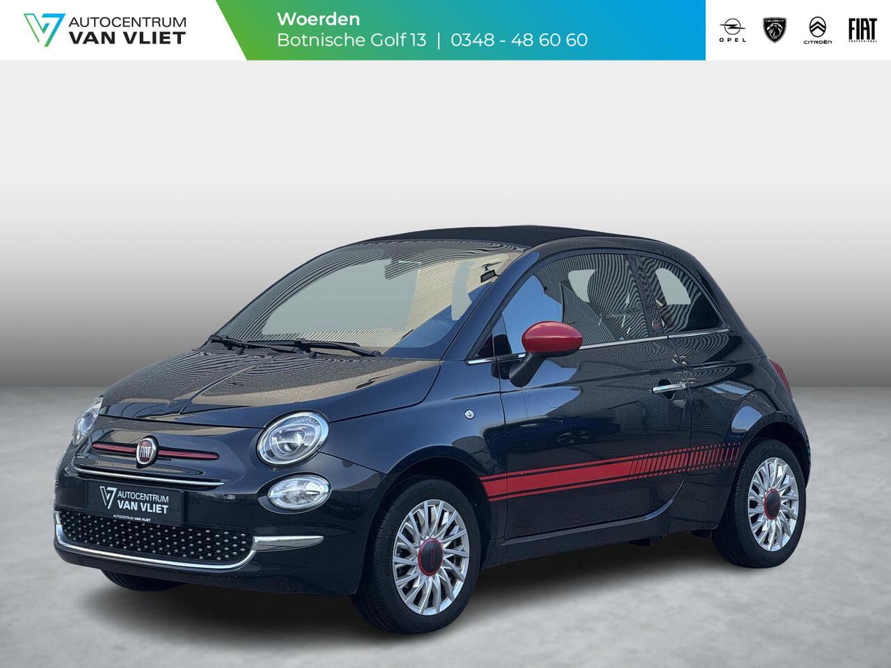 Fiat 500C 1.0 Hybrid RED Cabrio | 18.646km! | Leuke uitvoering | | Camera