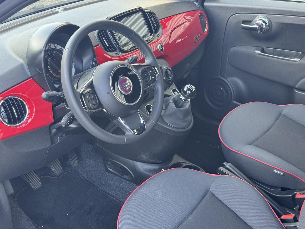 Fiat 500C 1.0 Hybrid RED Cabrio | 18.646km! | Leuke uitvoering | | Camera