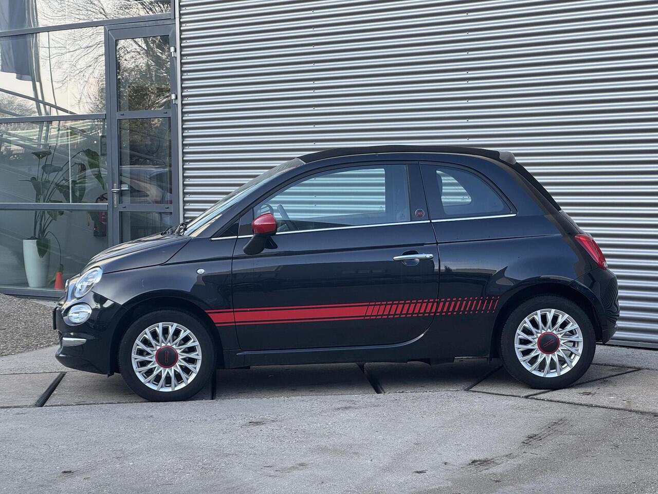 Fiat 500C 1.0 Hybrid RED Cabrio | 18.646km! | Leuke uitvoering | | Camera