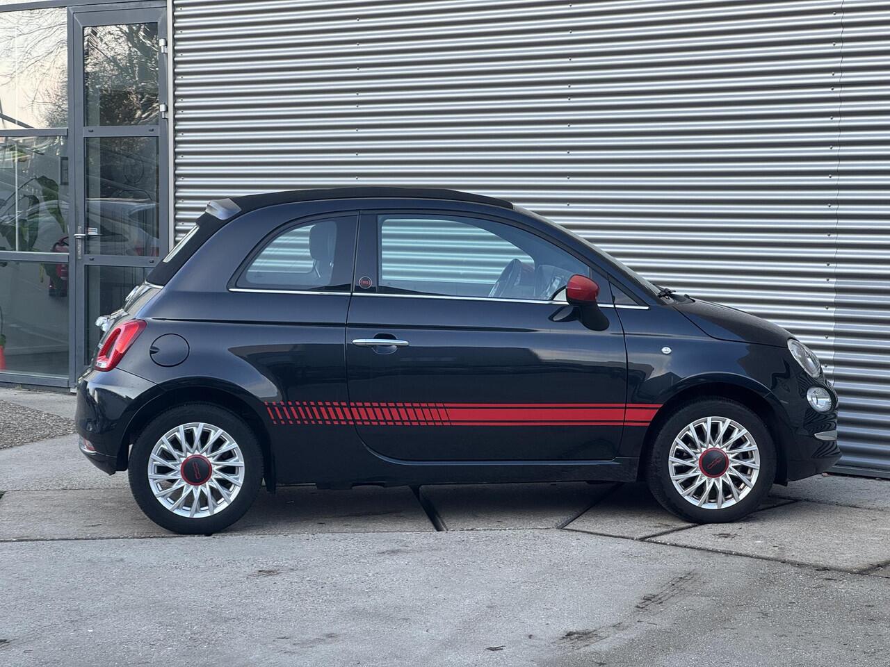 Fiat 500C 1.0 Hybrid RED Cabrio | 18.646km! | Leuke uitvoering | | Camera