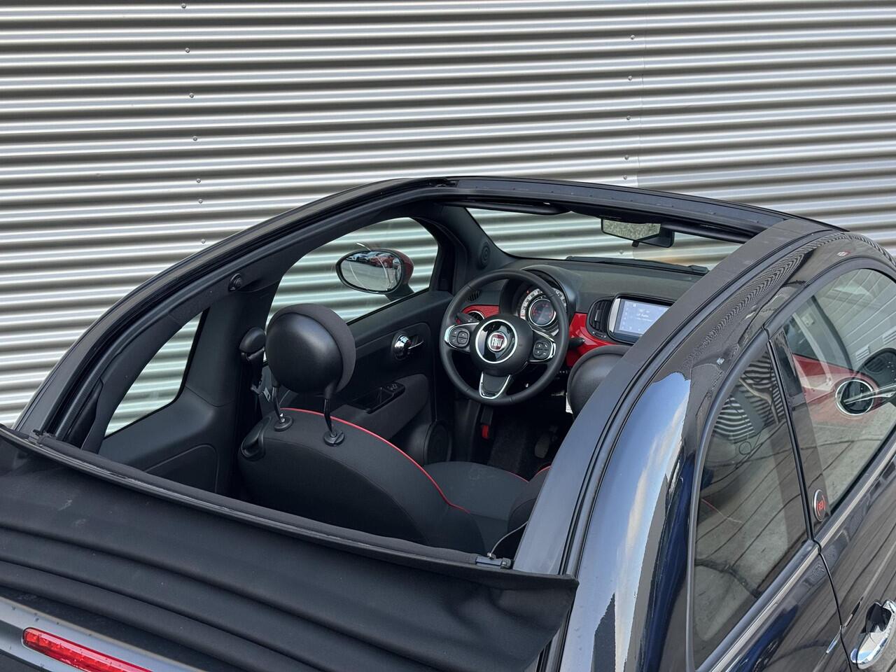 Fiat 500C 1.0 Hybrid RED Cabrio | 18.646km! | Leuke uitvoering | | Camera