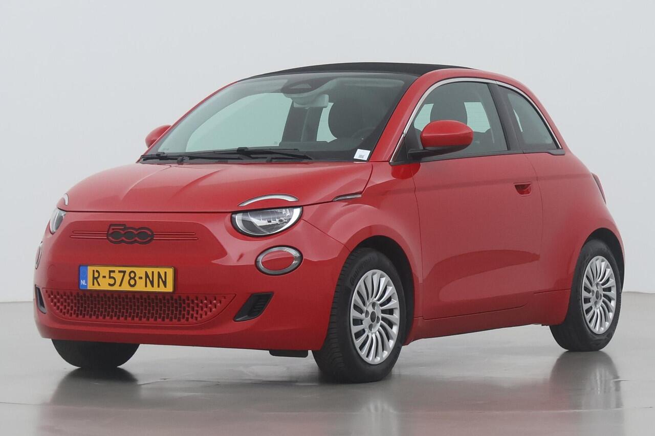 Fiat 500C RED 42 kWh | Stoelverwarming | Keyless | Android | Draadloze Telefoonlader