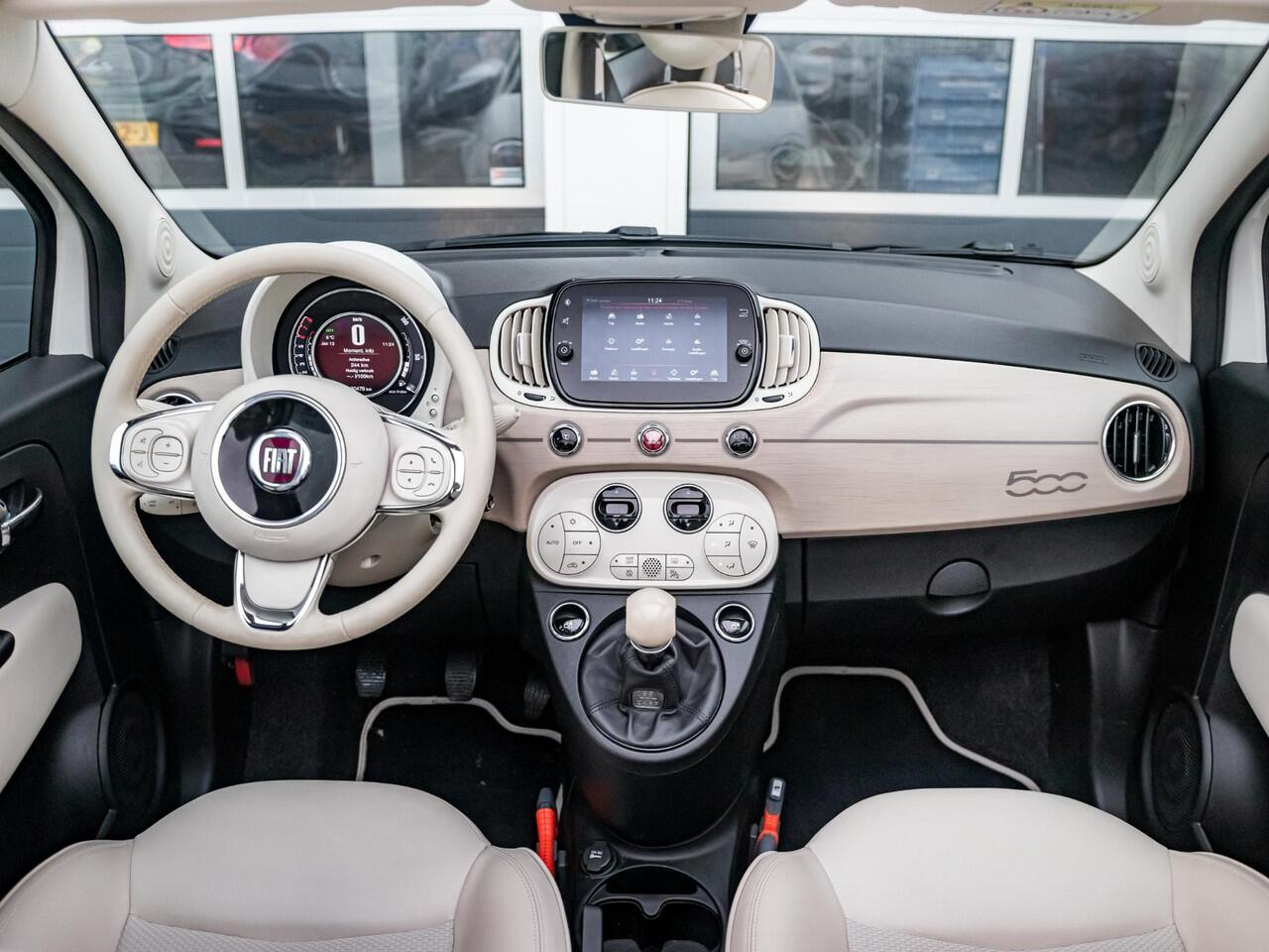 Fiat 500C Hybrid Dolcevita | Special Edition | Navi | Clima | Half Leder| 16" | PDC | Apple Carplay | Kap Beige