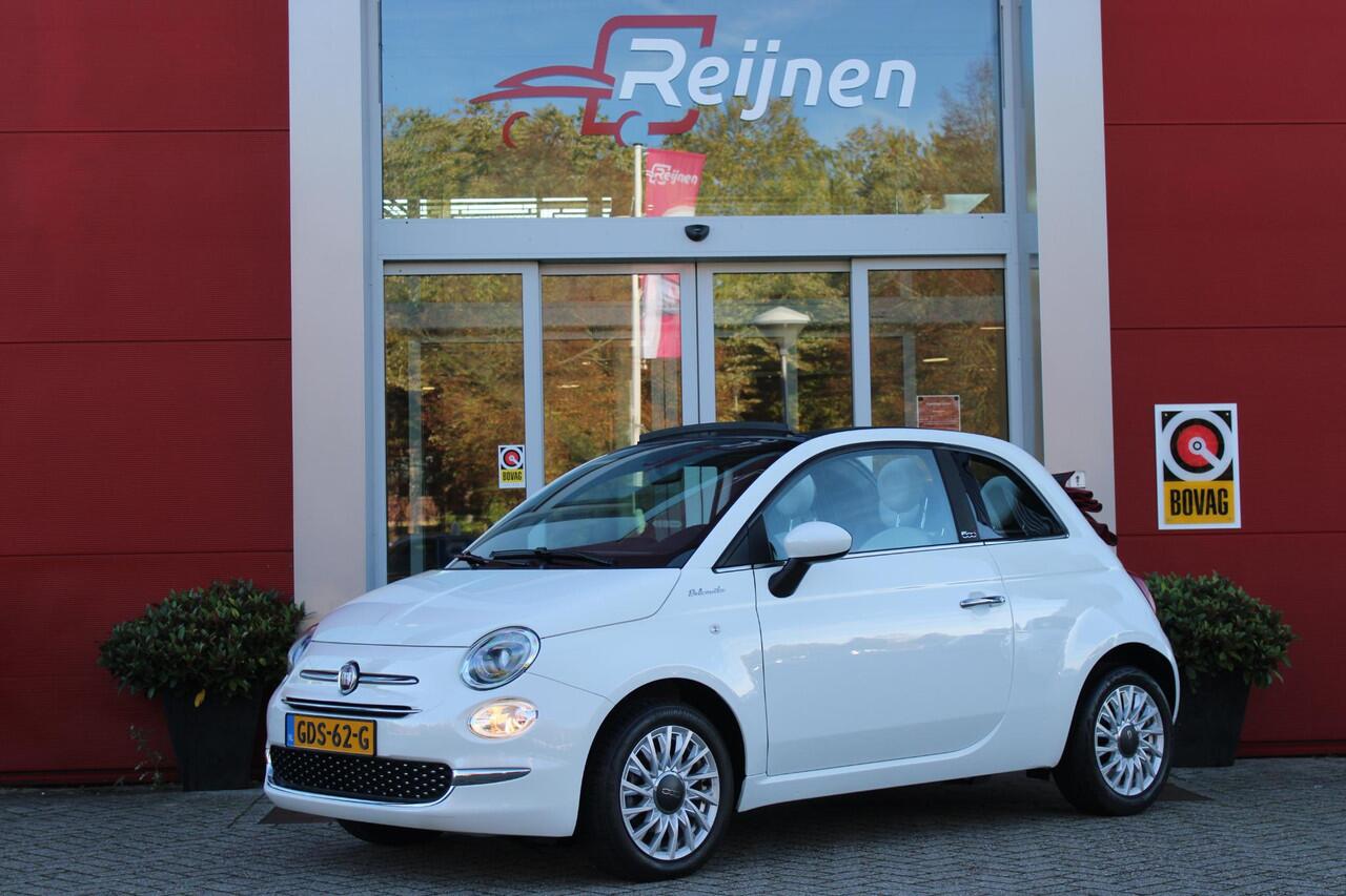 Fiat 500C 1.0 72PK HYbrid DOLCEVITA CABRIO | ELEKRISCH BEDIENBAAR CABRIODAK | CLIMATE CONTROL | DAB+ RADIO | CRUISE CONTROL | HALF STOF HALF LEDEREN BEKLEDING | 15"LICHT METALEN VELGEN | LED DAGRIJ VERLICHTING |