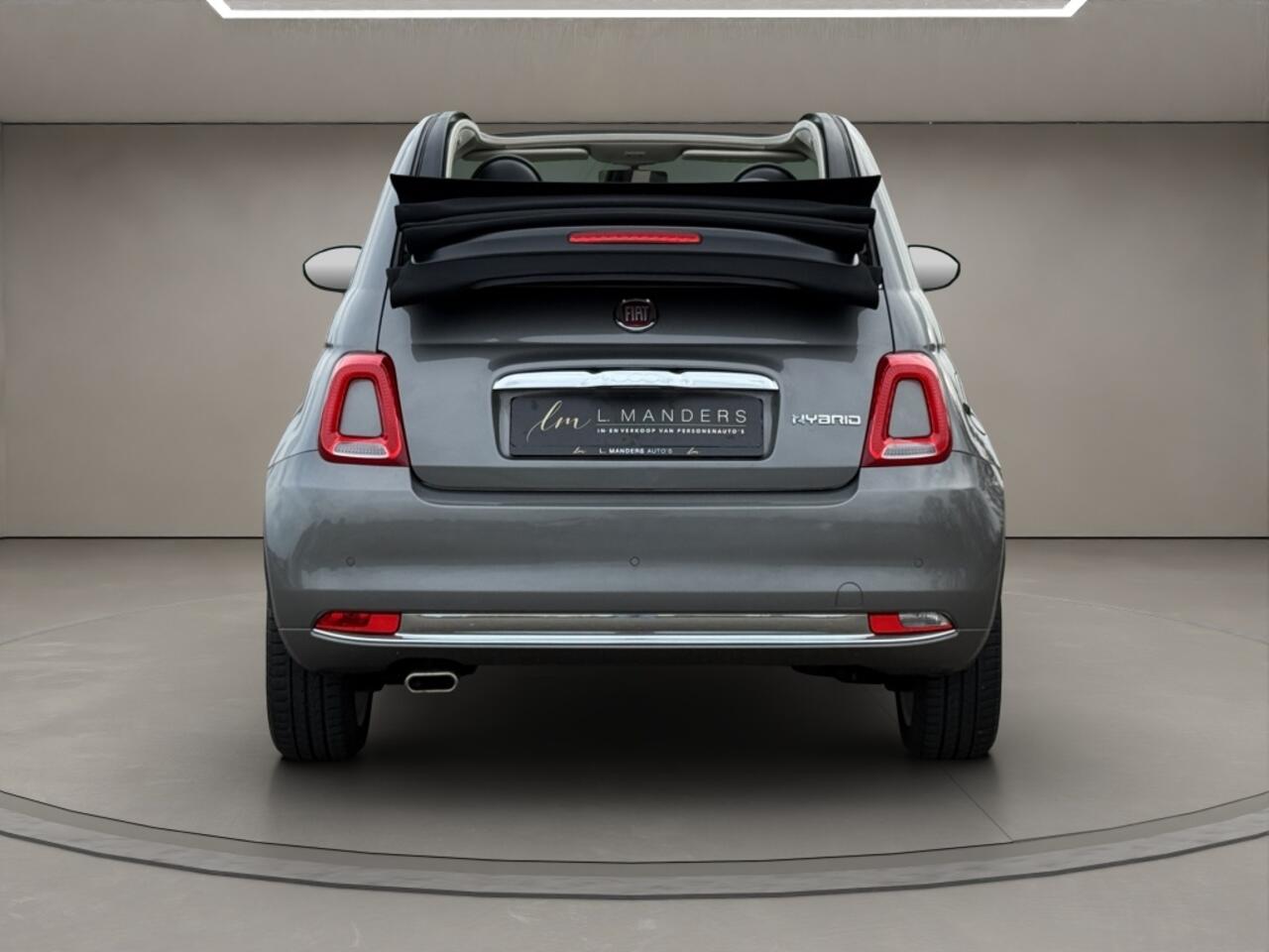 Fiat 500C 1.0 Hybrid Dolcevita 2022 GRIJS | Cabriolet | Leder | Airco