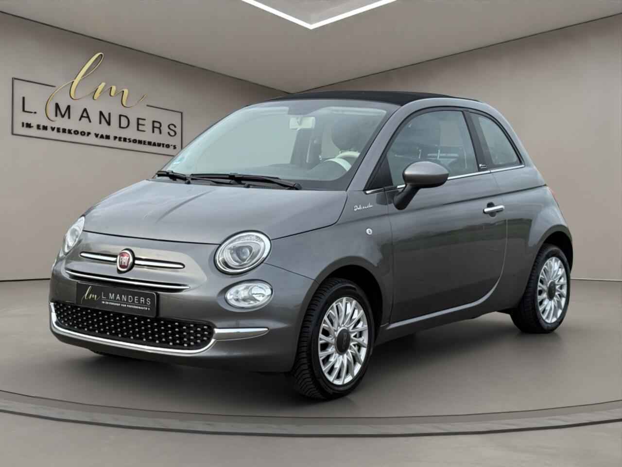 Fiat 500C 1.0 Hybrid Dolcevita 2022 GRIJS | Cabriolet | Leder | Airco