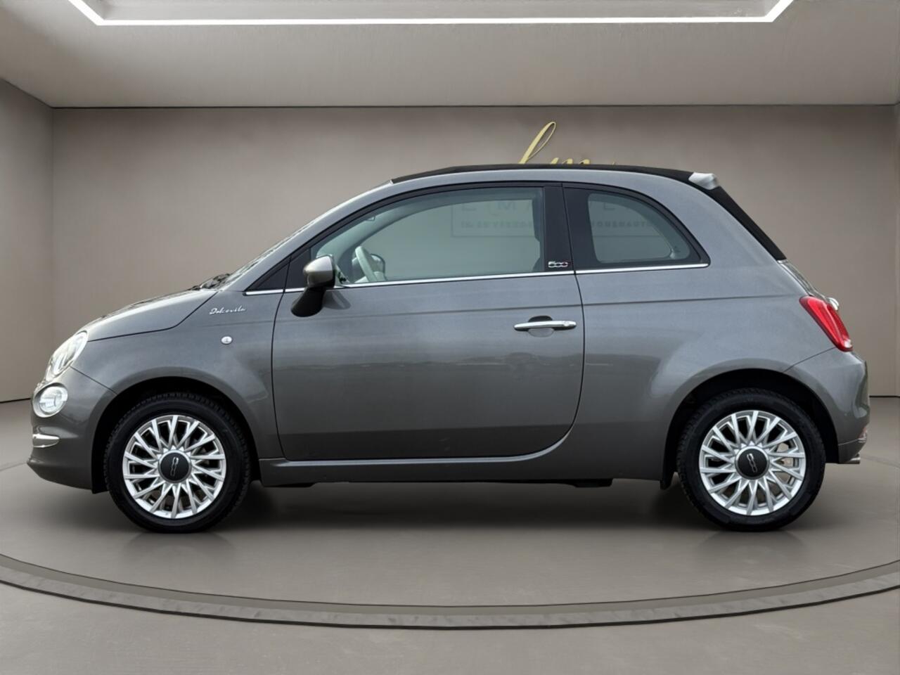 Fiat 500C 1.0 Hybrid Dolcevita 2022 GRIJS | Cabriolet | Leder | Airco