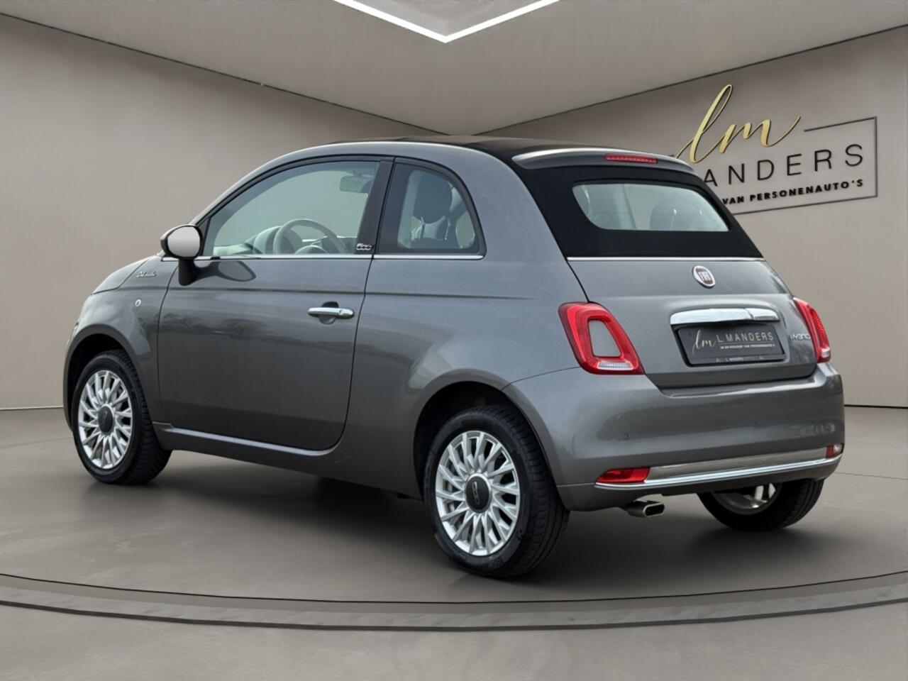 Fiat 500C 1.0 Hybrid Dolcevita 2022 GRIJS | Cabriolet | Leder | Airco