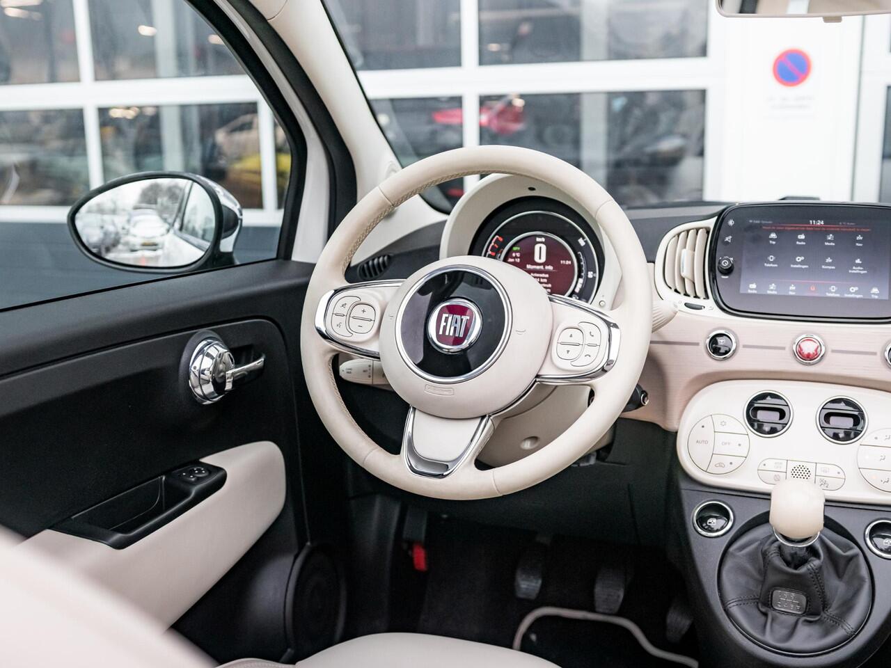 Fiat 500C Hybrid Dolcevita | Special Edition | Navi | Clima | Half Leder| 16" | PDC | Apple Carplay | Kap Beige