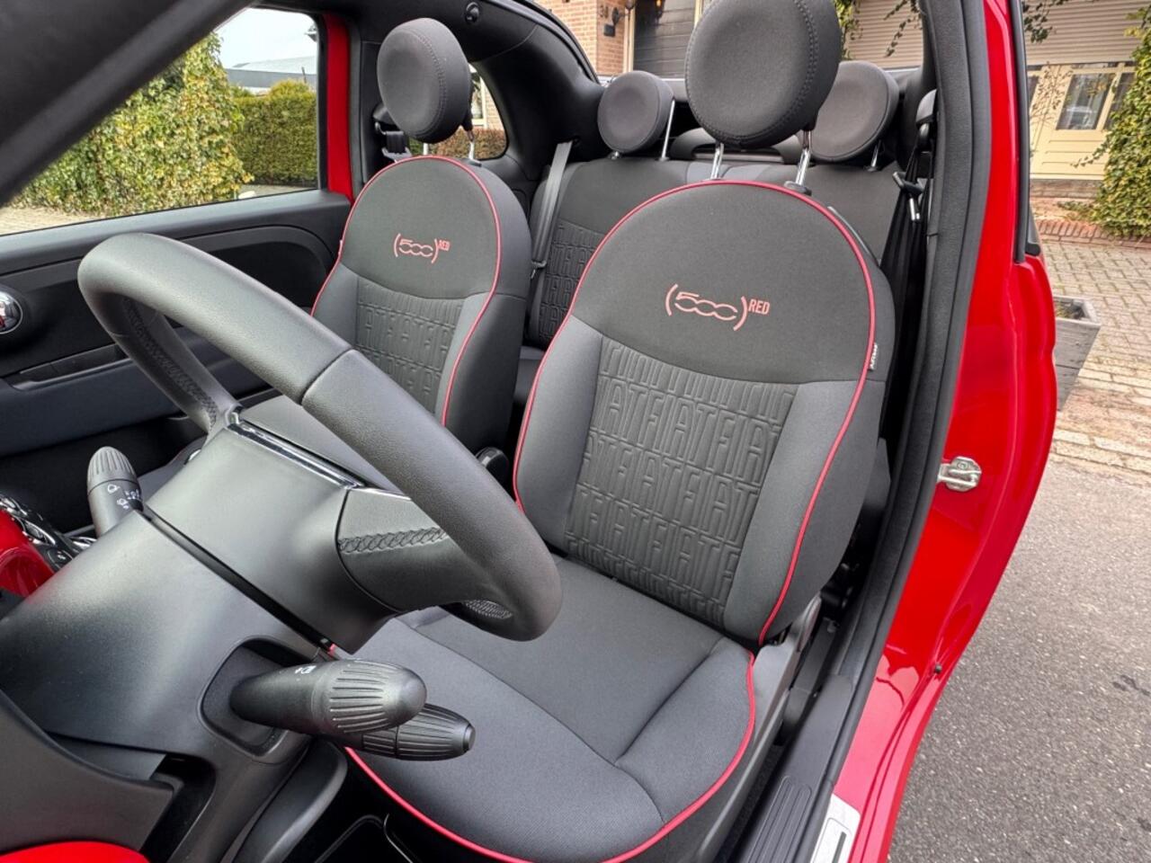 Fiat 500C 1.0 HYBRID RED CABRIO Beats audiosysteem