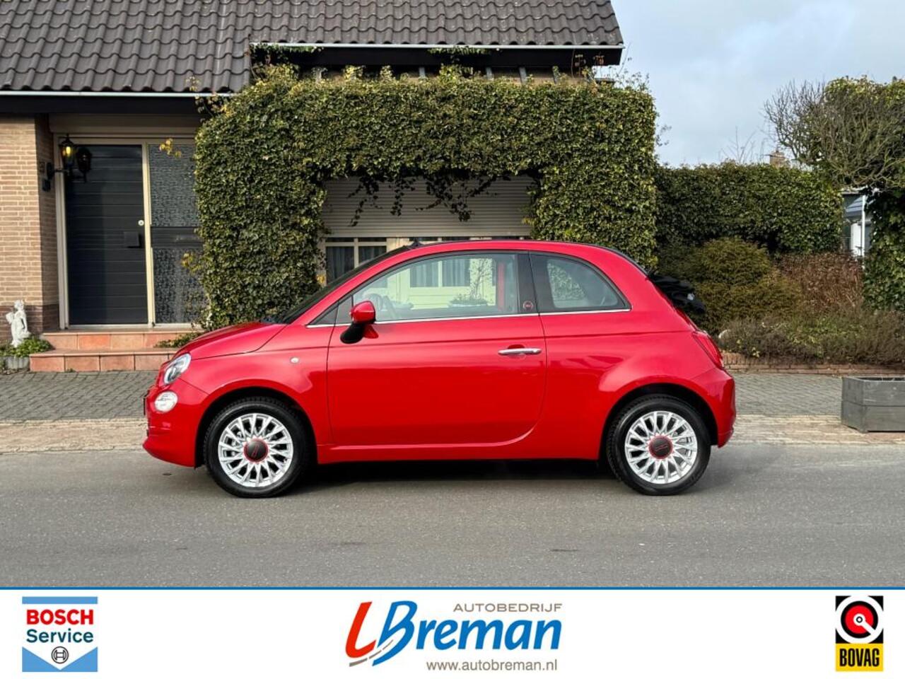Fiat 500C 1.0 HYBRID RED CABRIO Beats audiosysteem