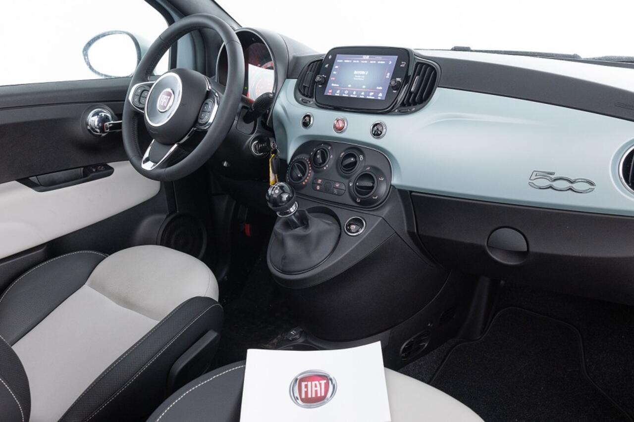 Fiat 500C 1.0 Hybrid Dolcevita | Apple Carplay| Half LEDER | Parkeersensoren