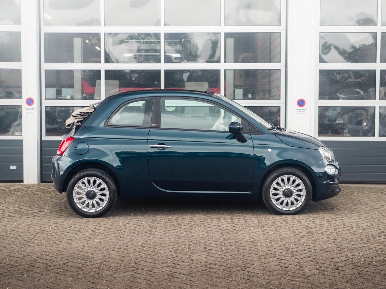 Fiat 500C Hybrid Club | Airco | Cruise | PDC | Apple Carplay | Kap Beige | Ambiance Ivoor