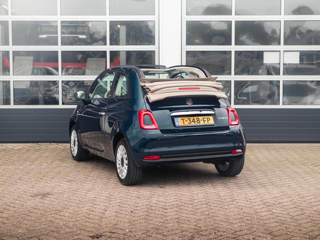 Fiat 500C Hybrid Club | Airco | Cruise | PDC | Apple Carplay | Kap Beige | Ambiance Ivoor
