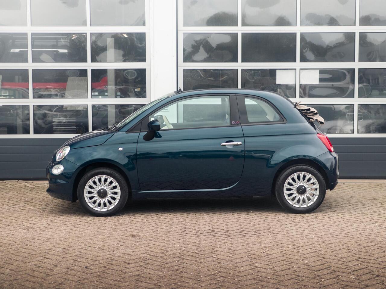 Fiat 500C Hybrid Club | Airco | Cruise | PDC | Apple Carplay | Kap Beige | Ambiance Ivoor