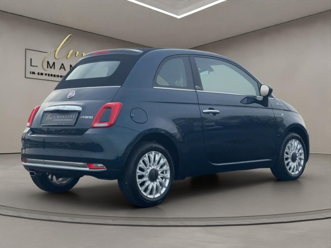 Fiat 500C 1.0 Hybrid Dolcevita 2023 BLAUW | Cabrio | Climate Control | Dis