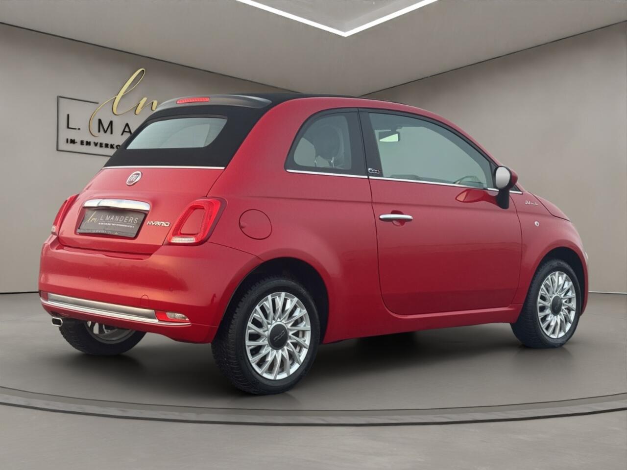 Fiat 500C 1.0 Hybrid Dolcevita 2023 ROOD | Cruise Control | Apple CarPlay